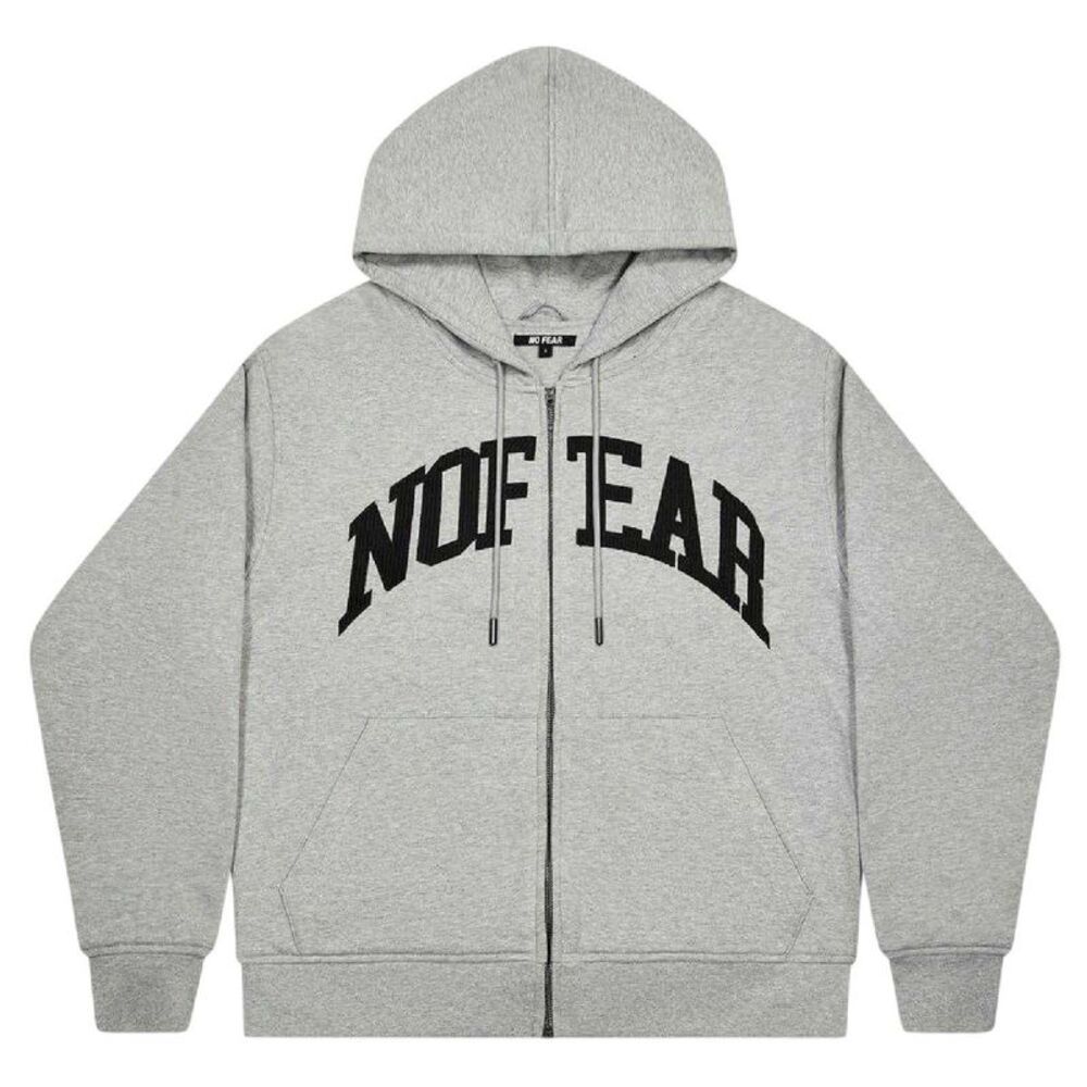 No Fear Mens Hoodie / Grey Marl